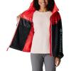 imageColumbia Womens Flash Challenger Novelty WindbreakerBlackRed HibiscusIcy MornIcy Morn 