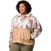 imageColumbia Womens Spire Valley Printed WindbreakerSea Salt OutbackedCanoe