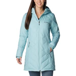 imageColumbia Womens Discontinued Heavenly Long Hooded JacketAqua Haze