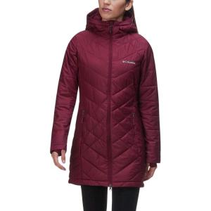 imageColumbia Womens Discontinued Heavenly Long Hooded JacketRich Wine