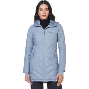 imageColumbia Womens Discontinued Heavenly Long Hooded JacketTradewinds Grey