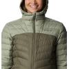 imageColumbia Womens Westridge Hooded Down JacketSafariStone Green