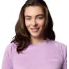 imageColumbia Womens Standard Super Tidal Tee Vent Long SleeveHydrangea HeatherWhite Logo