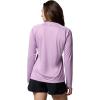 imageColumbia Womens Standard Super Tidal Tee Vent Long SleeveHydrangea HeatherWhite Logo