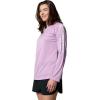 imageColumbia Womens Standard Super Tidal Tee Vent Long SleeveHydrangea HeatherWhite Logo