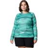 imageColumbia Womens Super Tidal Tee Long Sleeve ShirtGlaze Green Obsidian