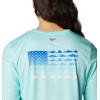 imageColumbia Womens Tidal Tee PFG Fish Flag LsGulf StreamAtoll Gradient