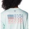 imageColumbia Womens Tidal Tee PFG Fish Flag LsIcy MornFish Flag Ombre