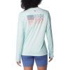 imageColumbia Womens Tidal Tee PFG Fish Flag LsIcy MornFish Flag Ombre