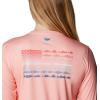 imageColumbia Womens Tidal Tee PFG Fish Flag LsTiki PinkNeon Sunrise Gradient