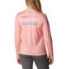 imageColumbia Womens Tidal Tee PFG Fish Flag LsTiki PinkNeon Sunrise Gradient