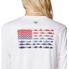 imageColumbia Womens Tidal Tee PFG Fish Flag LsWhiteFish Flag Ombre