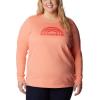 imageColumbia Womens Trek Graphic CrewCoral Reef Rainbow