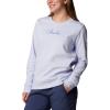 imageColumbia Womens Trek Graphic CrewSnowdriftScript
