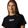 imageColumbia Womens Rolling Bend Graphic Short SleeveBlackScripted Brand