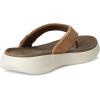 imageColumbia Mens Boatside Flip Lea Sport SandalDark TruffleElk