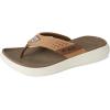 imageColumbia Mens Boatside Flip Lea Sport SandalDark TruffleElk