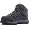imageColumbia Mens Crestwood Mid WaterproofDark Grey  Deep Rust