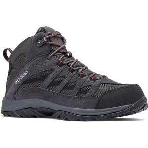 imageColumbia Mens Crestwood Mid WaterproofDark Grey  Deep Rust