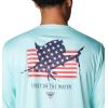 imageColumbia Mens Terminal Tackle PFG Fins and Stripes Long SleeveGulf StreamFins  Stripes