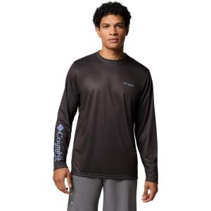 imageColumbia Mens Terminal Tackle PFG Fins and Stripes Long SleeveSharkFins  Stripes Trout