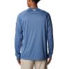 imageColumbia Mens PFG Terminal Tackle Long Sleeve ShirtBluestoneCollegiate Navy Logo