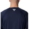 imageColumbia Mens PFG Terminal Tackle Long Sleeve ShirtCollegiate NavySunset Red Logo
