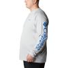 imageColumbia Mens PFG Terminal Tackle Long Sleeve ShirtCool GreyVivid Blue Logo