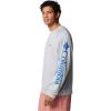 imageColumbia Mens PFG Terminal Tackle Long Sleeve ShirtCool GreyVivid Blue Logo