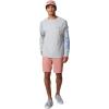 imageColumbia Mens PFG Terminal Tackle Long Sleeve ShirtCool GreyVivid Blue Logo
