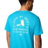 imageColumbia Mens PFG Uncharted Graphic TeeBlue Echo HeatherPfg Catch My Drift
