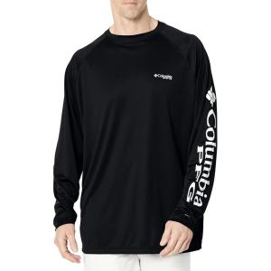 imageColumbia Mens PFG Terminal Tackle Long Sleeve ShirtBlackCool Grey Logo