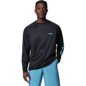 imageColumbia Mens PFG Terminal Tackle Long Sleeve ShirtBlackGulf Stream Logo
