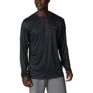 imageColumbia Mens Terminal Tackle PFG Triangle Long Sleeve ShirtBlackBlack Pfg Camo