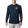 Aub - Collegiate Navy  Spark Orange