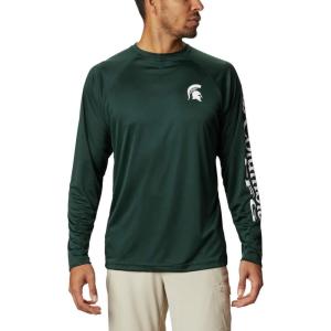 imageColumbia Mens CLG Terminal Tackle Ls ShirtMs  Spruce  White