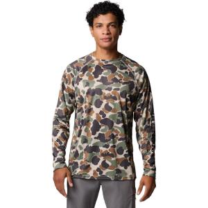 imageColumbia Mens Terminal Tackle Long Sleeve Fishing ShirtFossil Deltahunter Camo