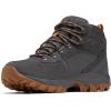 imageColumbia Mens Discontinued Newton Ridge Plus II Suede WaterproofDark GreyGold Amber