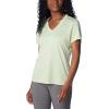 imageColumbia Womens Hike Short Sleeve V NeckSage Leaf Heather