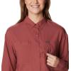 imageColumbia Womens Plus Size Silver Ridge Utility Long Sleeve ShirtBeetroot