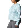 imageColumbia Womens Standard W Sun Deflector Summerdry Ls ShirtSea Wave Brush Stripe