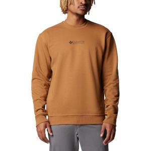 imageColumbia Mens Meridian Creek CrewCamel BrownCsc Center Chest