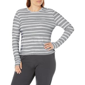 imageColumbia Womens Standard W Sun Deflector Summerdry Ls ShirtNocturnal Brush Stripe
