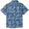 imageColumbia Boys Slack Tide Short Sleeve Camp ShirtCrushed Blue Marlin Palms