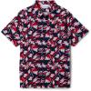 imageColumbia Boys Rapid Rivers Printed Short Sleeve ShirtCollegiate Navy Vined