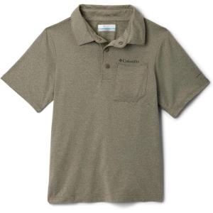 imageColumbia Boys Tech Trail PoloStone Green Heather