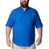 imageColumbia Mens PFG Tamiami II Long Sleeve ShirtVivid Blue  Legacy
