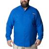 imageColumbia Mens PFG Tamiami II Long Sleeve ShirtVivid Blue  Legacy