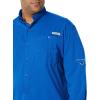 imageColumbia Mens PFG Tamiami II Long Sleeve ShirtVivid Blue  Legacy