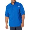 imageColumbia Mens PFG Tamiami II Long Sleeve ShirtVivid Blue  Legacy
